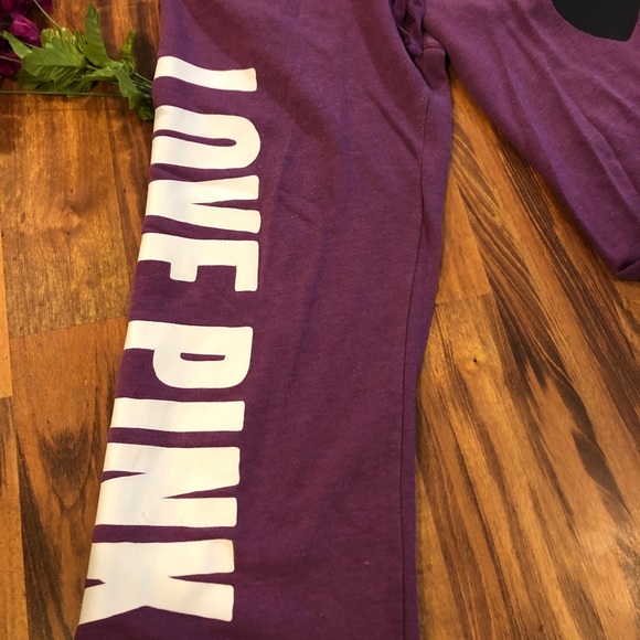 SOLD!!!!🎉PINK VS Purple BF sweats - Picture 3 of 5